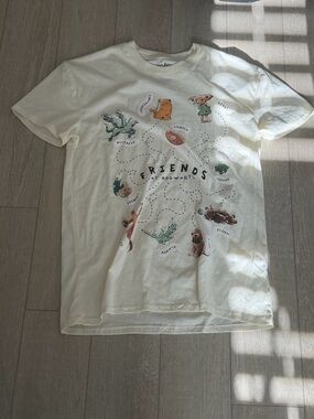 Friends at Hogwarts Cream Graphic woman's T‑Shirt